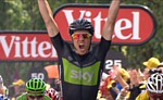 Edwald Boasson Hagen gagne la sixi�me �tape du Tour de France 2011